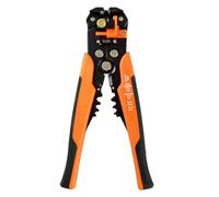 5 in 1 Self-Adjusting Wire Stripper Cutter, Wire Crimping Tool Wire Pliers for Wire Stripping, Cutting, Crimping 10-24 AWG (0.2-6.0mm²) (Orange)