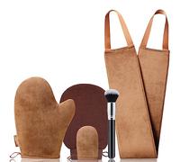 5 in 1 Self Tanning Mitt Self Tan Mitt Glove Fake Tan Mit Tanning Gloves Tanning Brush Back Tanner Applicator Lotion Applicator for Back Tanning Mitts