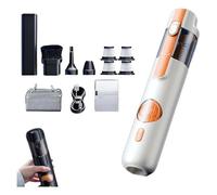 5-in-1 Smart Handheld Vacuum Cleaner Kit,Cordless Portable Mini Car Vacuum for Home Cleaning,Powerful Lightweight Rechargeable with Strong Suction for Pet Hair and Sofa Detail (White Set Edition)