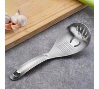 5-in-1 Stainless Steel Cooking Spoon, Grinding Spoon | Multifunctional Stainless Steel Spoon, Kitchen Cooking Tools for Egg Separator, Vegetables Grinding Spoon & Drain the Pasta
