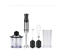 5-in-1 Stainless Steel Immersion Blender Set, Home Handheld Electric Stirrer for Food and Baby Meal Preparation EU PLUG