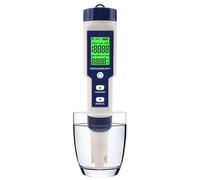 5 in 1 TDS EC PH Salinity Temperature Meter Digital Water Quality Monitor Tester for Spa Pools Aquariums(EZ-9909A)