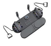 5 in 1 Up Board with Resistance Bands, Foldable Pushup Rack Boards Fitness Accessories, Multifunctional Color Coded Fitness for Indoor, Outdoor Muscle Training Fitness Exercise