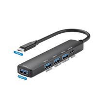 5 IN 1 USB C HUB Type C To USB 3 0 HUB PD 65W Multi USB Splitter Adapter OTG Compatible With Pro U Disk Computer Accessories(Type C Hub)