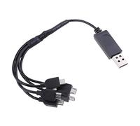 5-in-1 USB Data Lines Micro USB Multi-Function Charging Cable for Android