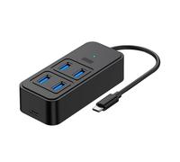 5 in 1 USB3.0 Splitter Adapter Fast Speed Data Transfer 4 USB Splitter to DC5V for Laptop PC Desktop Expand Connection USB Adapter for Laptop