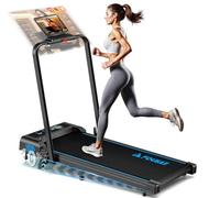 5-in-1 Walking Pad with 10% Incline, 7.5 MPH Treadmills for Home Foldable | APP Compatible, 160KG MAX, 2.75 HP Silent Motor, 12 HIIT Programs, Dual Operation of Magnetic Remote Control and Buttons