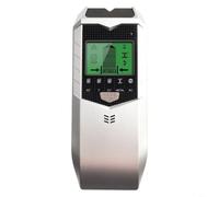 5 In 1 Wall Scanner Detector For Stud Wood Metal And Live AC Cable Finding With LCD Display And Alarm For DIY Home Renovation Projects(Silver black)