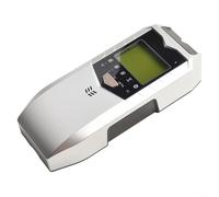 5-in-1 Wall Scanner Detector with Stud, Wood, Metal & AC Cable Detection - LCD Display, 60mm Metal/51mm Live Wire Depth, ABS/TPE Body, for(Silver Black)