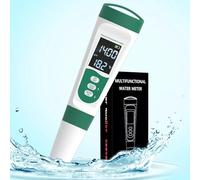 5-in-1 Water Quality Tester - TDS/PH/Temp/Salt/EC Meter - High-Precision Chip & Algorithm for Fast & Accurate Measurements - Ideal for Drinking, Tap, Well, Pool, Aquarium, Hydroponics