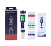 5 in 1 Water Tester Temp Digital Meter Water Analyzers with Backlit for Aquarium High Accuracy Water Analysis Meter