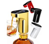 5 in 1 Wine Aerator Whiskey Dispenser,Liquor Decanter,Alcohol Pourer-Gold