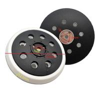 5 in 123 mm Backing Pad with 8 Holes for Bosch RS032 Sander, Polishing and Buffing Pad Compatible with Sanding Discs, Plastic + PU Foam Construction