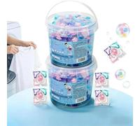 5 In1 Laundry Pods With Scented Beads | 140 Pieces Deep Cleaning Detergent Pods With Fabric Softener Beads & Long Lasting Freshness | For Jeans Beddings Towels Sheets T-Shirt Blouse