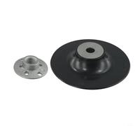 5 Inch 125mm Backing Pad for M14 Thread Angle Grinder with Lock Nut- Fibre Disc Sanding Support Plate for Metal Wood Polishing- Max 12200 RPM- Plastic and Metal