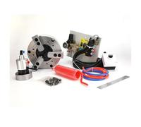 5 Inch 135mm 3-jaw Solid Pneumatic Chuck KS05-3 for Lathe Machine Tool Rotating Power Complete Set