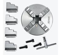 5 Inch 4 Jaw Lathe Chuck 125MM SANOU 4 Jaw Self-Cening Chuck K12-125 Manual Metal Lathe Chuck 4 Jaw