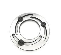 5 Inch 6 Inch Standard High Precision 0.005 Hydraulic Three-jaw Chuck, Claw Dresser Forming Ring Hydraulic Chuck Claw Boring Devi for Beginners and Pros(6 Inch)