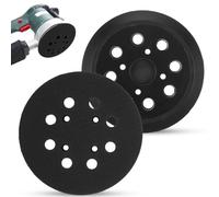 5 Inch 8 Hole Black Orbital Sander Replacement Backing Pad for High Speed Polishing