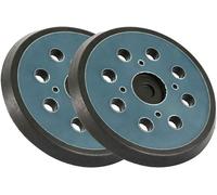 5 Inch 8 Hole Round Hook and Loop Backing Pad 125mm Replacement Sander Pad Backing Discs for High Speed Polishing,Buffing Random Orbital Sander (2 Pcs)