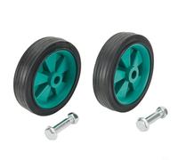 5 Inch Air Compressor Caster Wheel Replacement Set of 2 Green Heavy Duty Casters Wheels Wearable Casters for Air Compressors Accessories