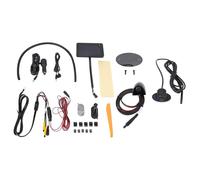 5 Inch Backup Camera System for Right Hand Drive Vehicles, 720P Reversing Display with 140 Degree Wide Angle Rear View Camera, 1000 cd m2 IPS Screen and IP67 Waterproofing, White (Black)