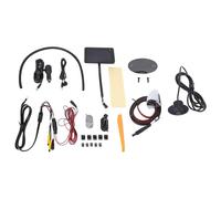 5 Inch Backup Camera System for Right Hand Drive Vehicles, 720P Reversing Display with 140 Degree Wide Angle Rear View Camera, 1000 cd m2 IPS Screen and IP67 Waterproofing, White (Chrome)