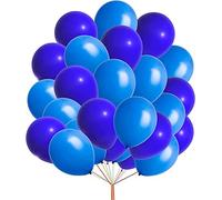 5 inch Balloons 2 Color Combination Balloon Set Light Blue Balloons & Metallic Blue Balloon pack For Birthday Festival Wedding Engagement Party Decoration Balloon 30 pcs…