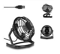 Kingavon Mini Usb Plastic Portable Desk Top Fan - Black