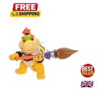 The Super Mario Galaxy Movie Bowser Jr. 5" / 12.7cm Action Figure with Accessory, Officially Licensed by Jakks Pacific, 17 Points of Articulation, Includes Paint Brush Accessory, for Ages 3+