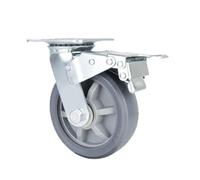 5-inch Casters With A 1,000-pound Load Capacity;360° Swivel Casters With Brakes;heavy-duty Casters For Workbenches,heavy-duty Carts, And Heavy-duty Transport Trolleys(5inch)