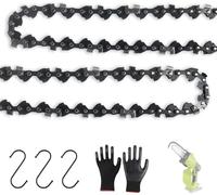 5 Inch Chainsaw Chain for Sun Joe 24V-HCS-LTE Handheld Chainsaw,2PC 5" Replacement Chain fits Sun Joe 24V-HCS-CT Chain Saw（2 Chain）