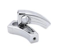 5 Inch Chrome Handlebar Risers 1" - 5" Height 2" Pullback for Motorcycle Cruiser Chopper & Enduro Style Handlebars