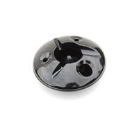 5 Inch Commercial Quality Melamine Windproof Ashtray - Black