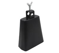 5 Inch Cowbell Handheld Percussion Metal Musical Instruments Call Bell for Drum Kits Beginners and Rhythm Bands Black