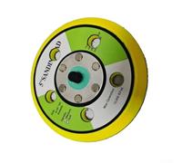 5 Inch DA Backing Pad for Random Orbital Sanders and Polishers - 125 mm Diameter, 5/16"-24 Thread, 10 mm Thick Polyurethane Foam, Tapered Edges, 12000 RPM