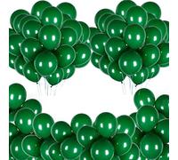 5 Inch Dark Green Balloons St Patrick Day Party Balloons,100Pcs Matte Mini Balloon Thick Latex BalloonsHelium Small Green Balloon for St Patrick Day Birthday Wedding Party Decoration