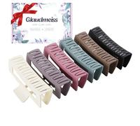 5 Inch Extra Large Claw Clips, Big Hair Clips for Thick Long Curly Hair, Durable Matte Strong Hold Hair Claw Clips, Oversized Non-slip Square Hair Clips for Women, Cute Jumbo Claw Clips, Hair