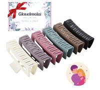 5 Inch Extra Large Claw Clips, Big Hair Clips for Thick Long Curly Hair, Durable Matte Strong Hold Hair Claw Clips, Oversized Non-slip Square Hair Clips for Women, Cute Jumbo Claw Clips, Hair