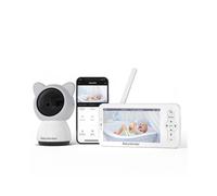 5 Inch HD Baby Monitor Wireless Wifi Baby Care Camera UK Plug