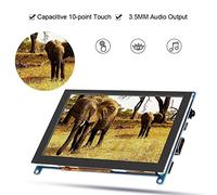 5-inch LCD Monitor For 1080P Input 178 Degree Wide Viewing Angle 800 * 480 Backlight Capacitive Touch Screen Output For Desktop Computers