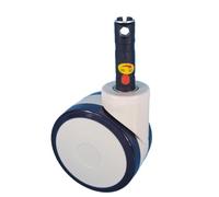 5 Inch Mcal Device Caster Wheel - Heavy Du Universal Wheel with Central Brake M16 M28 M32 Thread 1 Piece (28x96mm 2 ars) for Enhanced Stabili and li