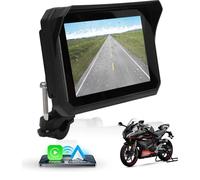 5 Inch Motorcycle Carplay GPS Navigation, Airplay CarPlay/Android Auto for Motorcycle, IPS Touchscreen, Motorcycle/Motorbike GPS, Bluetooth