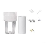 5 Inch Pre Filter Bottle Made of PET for Water Purification Systems with Easy Process Observation Feature (1/4in)