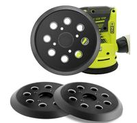 5 Inch Sander Hook and Loop Replacement Pad for Ryobi RS290 RS280,5 Inch 8 Hole Universal Hook and Loop Orbital Sander pad for Craftsman（3 Pack）