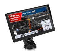 5 Inch Sat Nav, GPS Navigator for Car Truck RV, 2025 UK Map, Touch Screen Car GPS, Lifetime Free Updates, Real Voice Turn Direction Guidance, Speed Camera Alert, Lane Guidance Assist