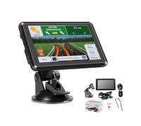 5 Inch Sat Nav, HD Touch Screen GPS Navigation for Cars Trucks with UK and Europe Maps, HGV Sat Nav Trucks, Lifetime Free Updates, Support Postcode Search, Speed Camera Alert, Voice Guidance, POI