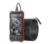 5 Inch Screen Industrial Endoscope Camera HD1080P Single Dual Triple Lens Pipe Inspection USB Borescope Waterproof LEDs Rigid(1m,8MM Triple 5 Inch)