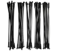 5 Inch Scroll Saw Blades SK5 Carbon Steel Pinned Coping Saw Blades 10/15/18/24 Teeth, Woodworking Tool Power Tool Accessories for Wood Plastic Foam Soft Metal Cutting(60pcs)