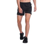 2XU Mens, Aero 5 Inch Shorts Black/Silver Reflective, XXL